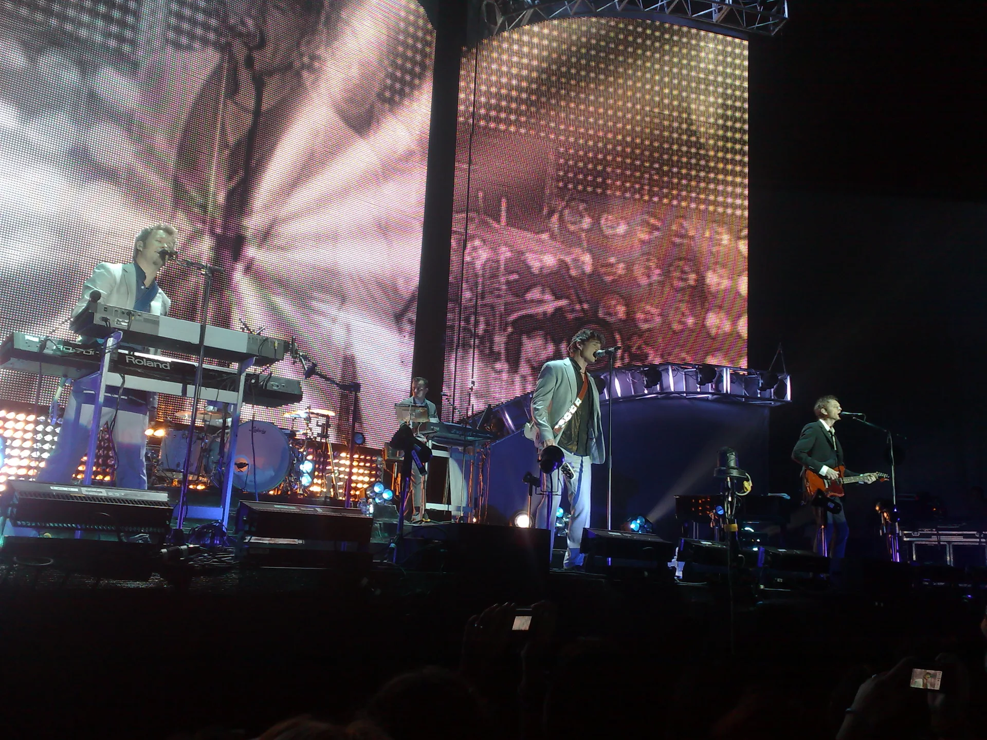 a-ha на концерте в Мадриде, 2010