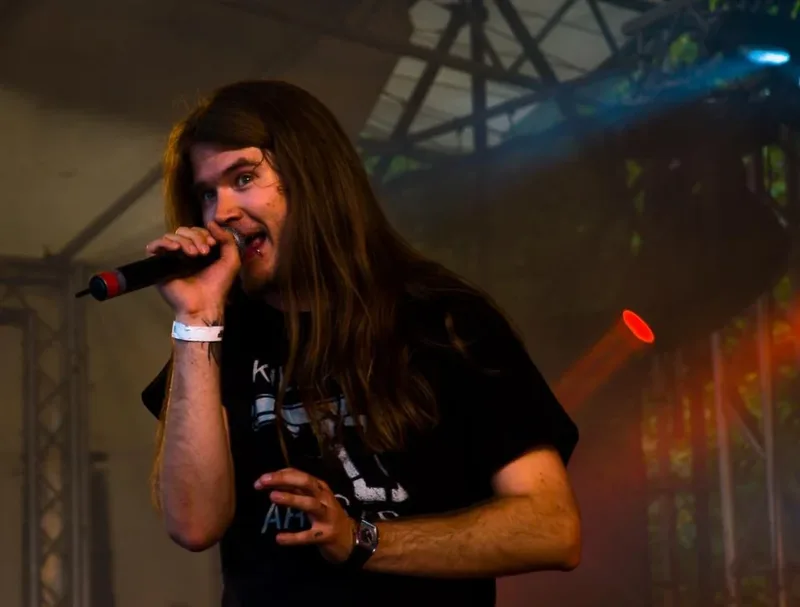 Александр Каште на сцене, выступление Samsas Traum на Amphi Festival 2007