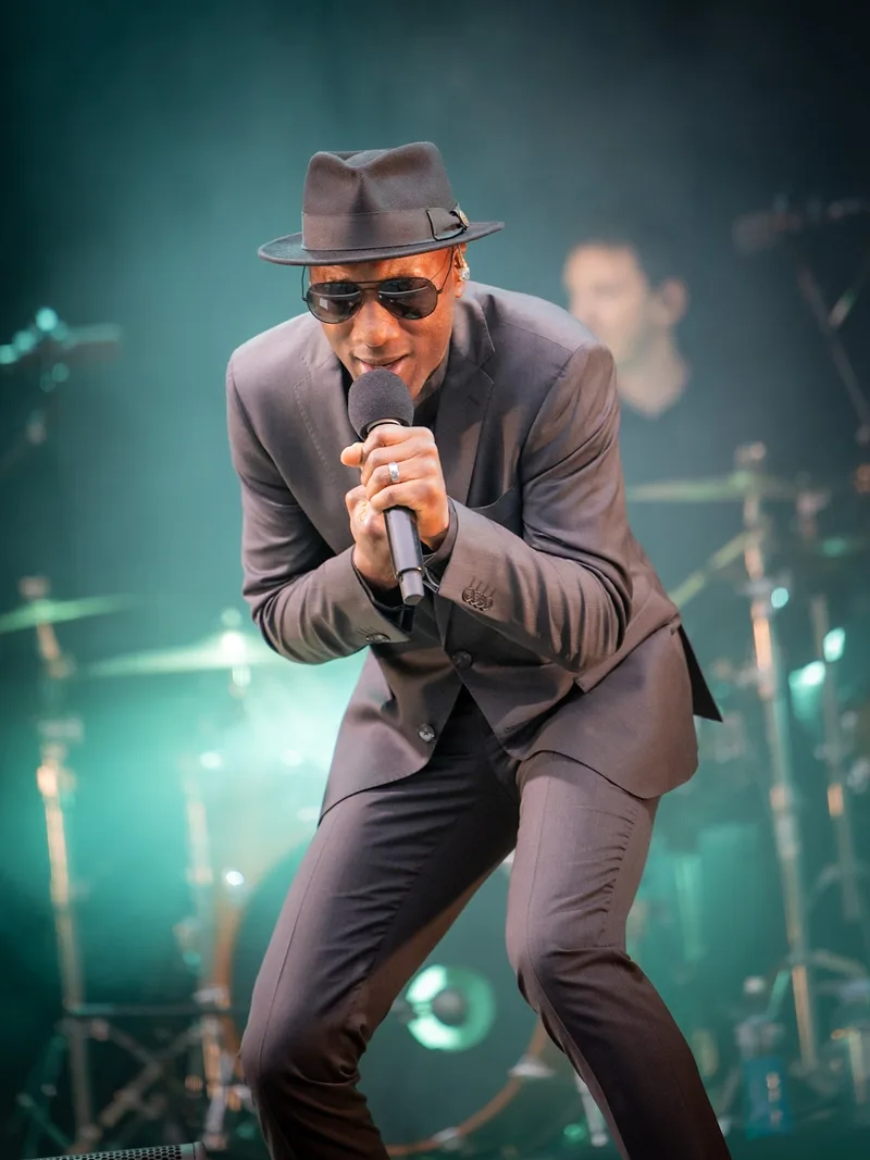 Aloe Blacc на сцене на Kongsberg Jazzfestival, 2025