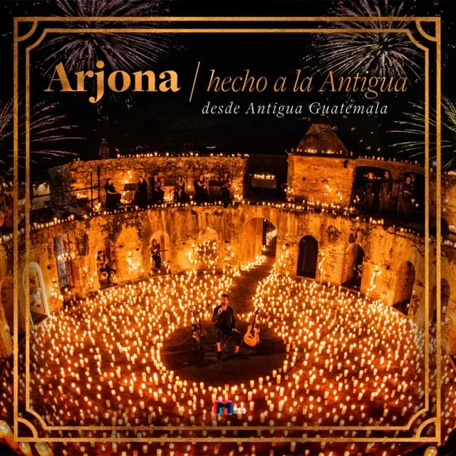 Обложка концертного релиза Ricardo Arjona — Hecho a la Antigua, 2021 год