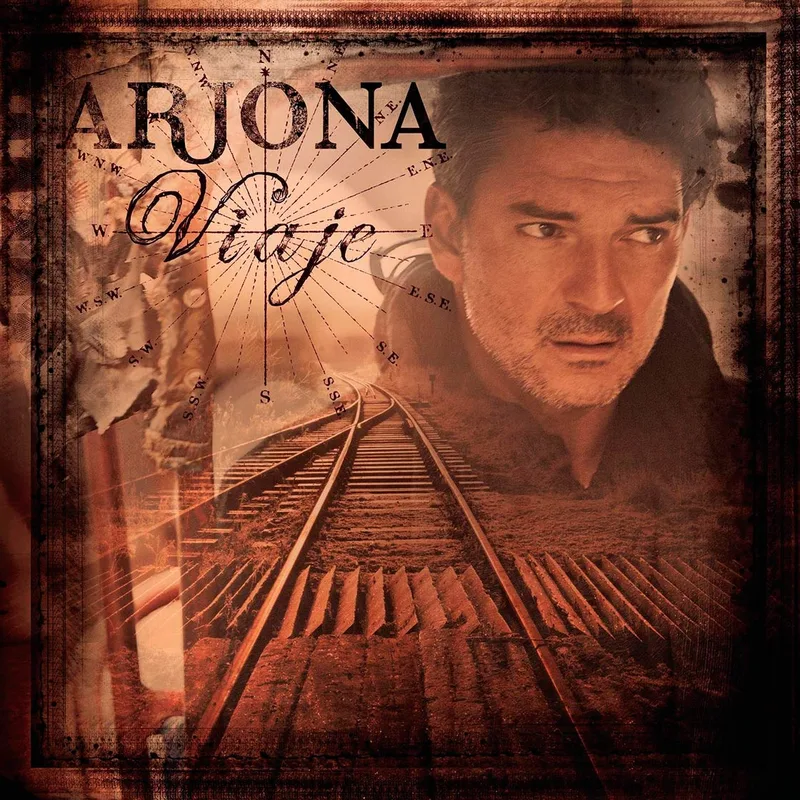 Обложка альбома Ricardo Arjona — Viaje, 2014 год
