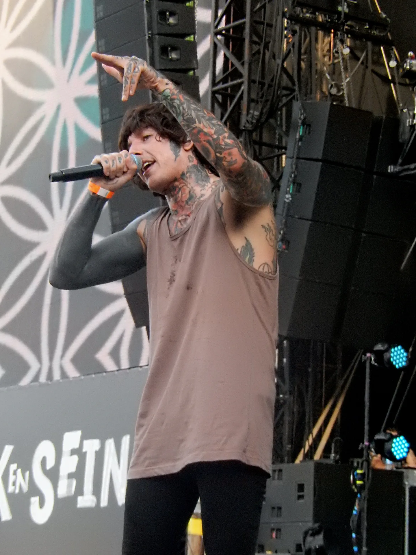 Bring Me the Horizon на Rock en Seine, 2016