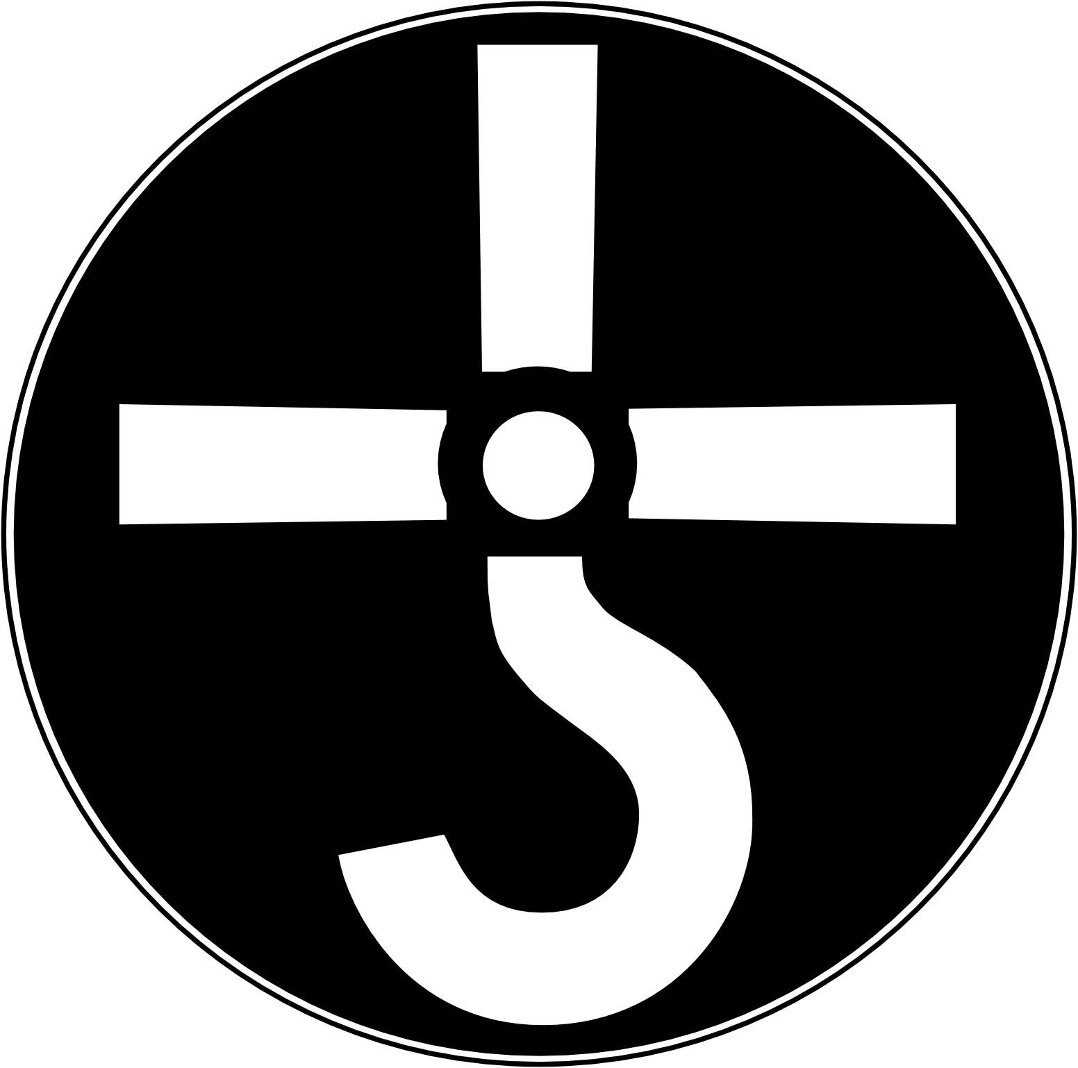 Логотип Blue Öyster Cult (знак крюк-и-крест)