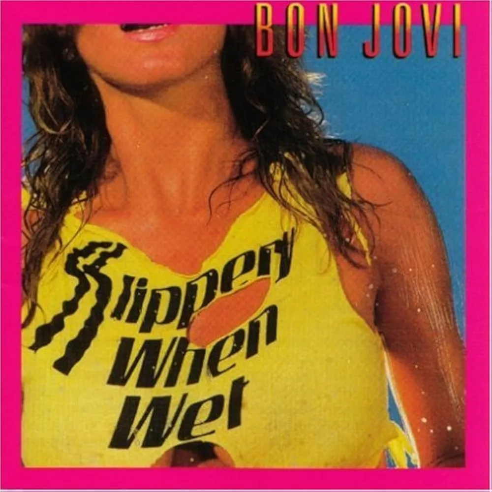 Обложка альбома Bon Jovi Slippery When Wet