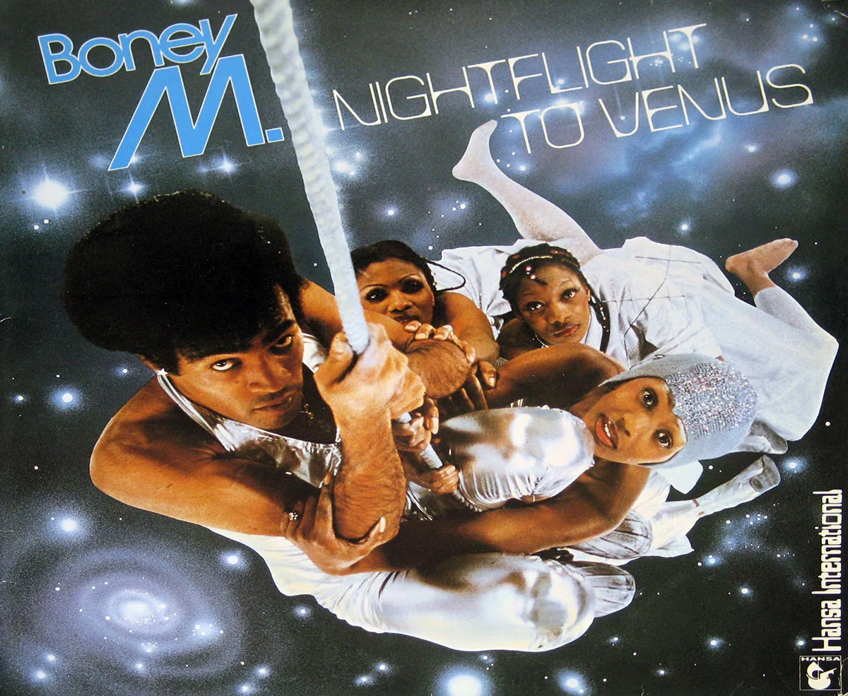 Обложка альбома Boney M. Nightflight to Venus (1978)