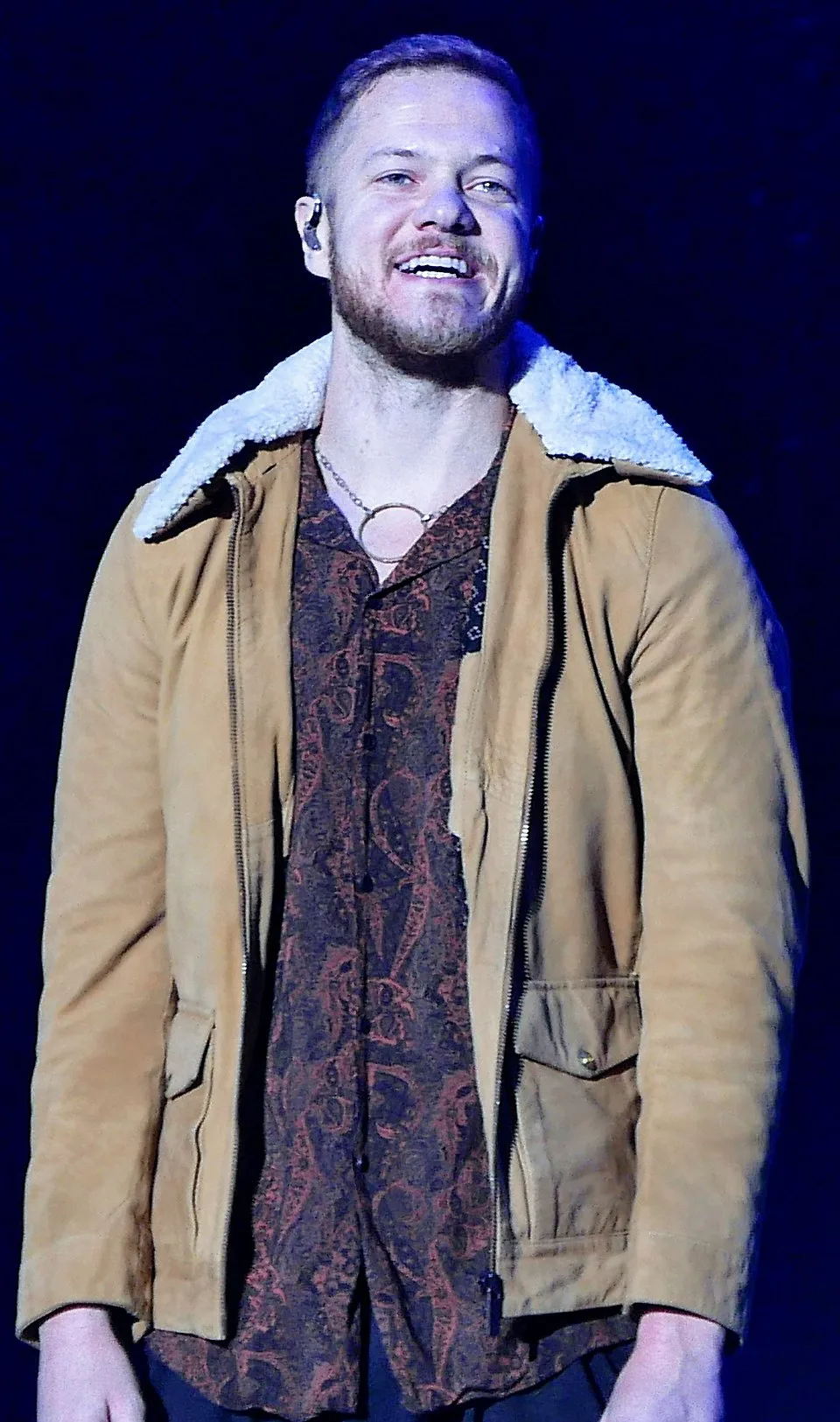 Дэн Рейнольдс на концерте, 2017