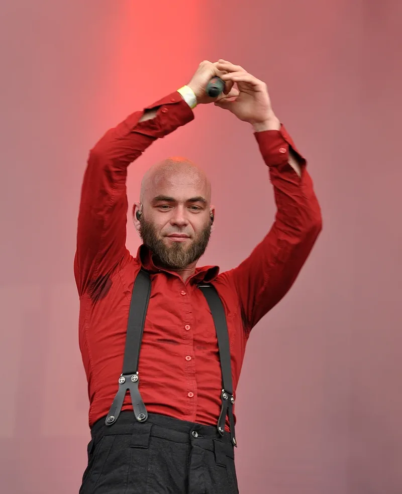 Даниэль «Fuchs» Тоймель на сцене Wacken Open Air 2013, концертное фото