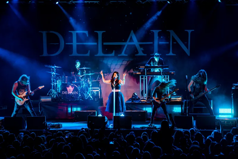 Delain на сцене фестиваля в 2015 году