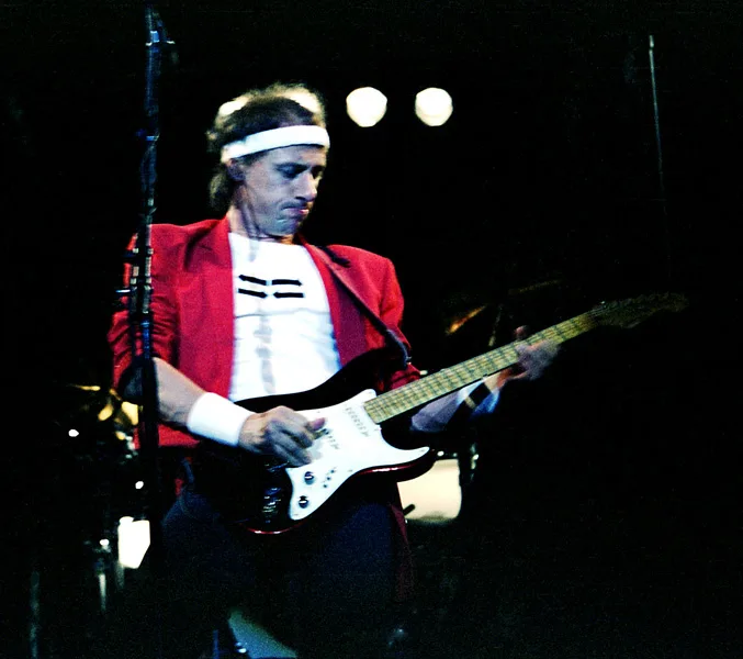 Марк Нопфлер на концерте Dire Straits в Загребе, 1983