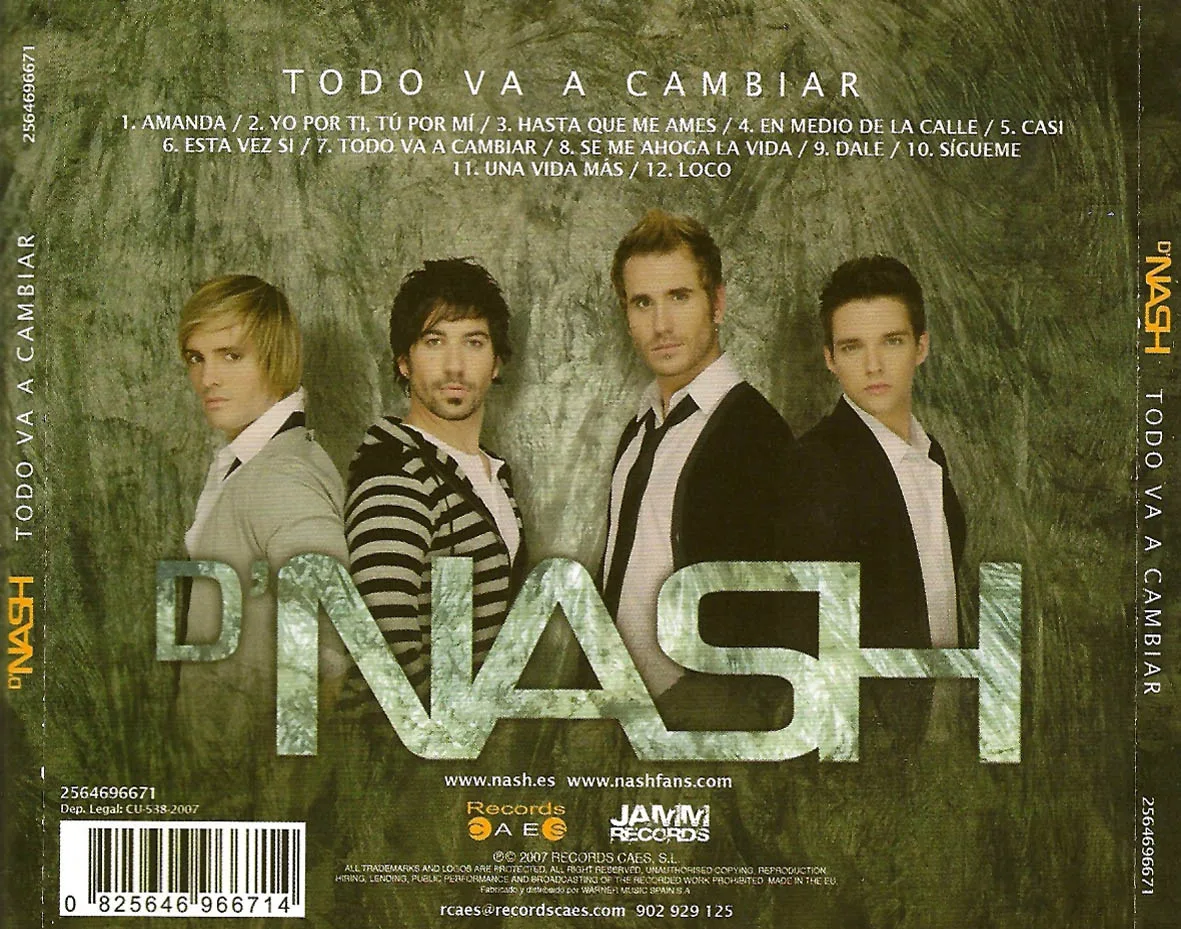 D’Nash: фото участников на оформлении Todo Va a Cambiar