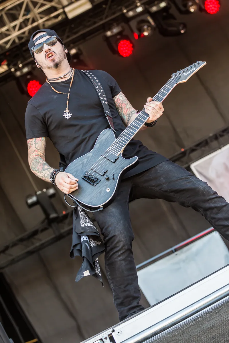 Erdling на фестивале Rockharz Open Air 2018: портретный кадр со сцены