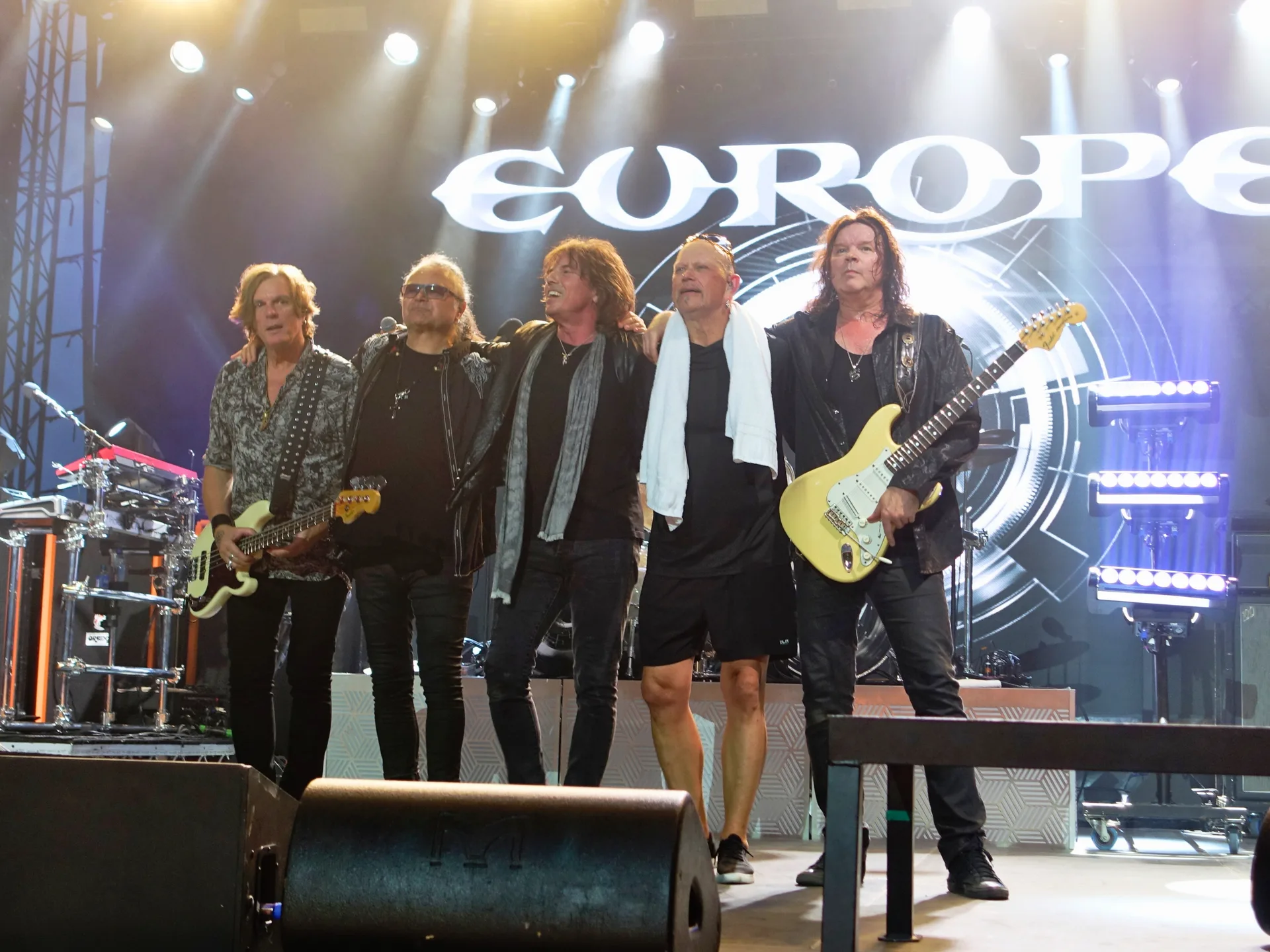 Europe на концерте в Тёнсберге, 2025