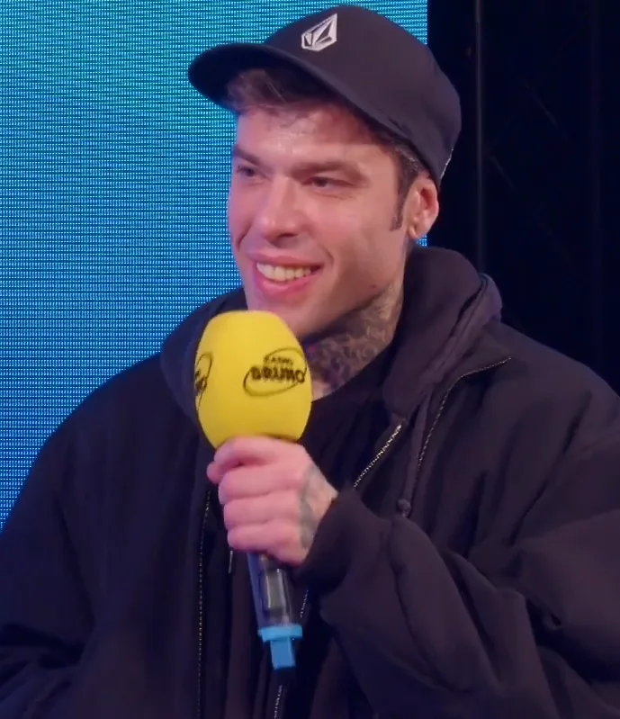 Fedez на интервью в феврале 2025 года