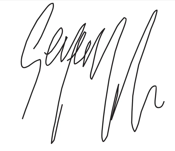 Автограф George Michael