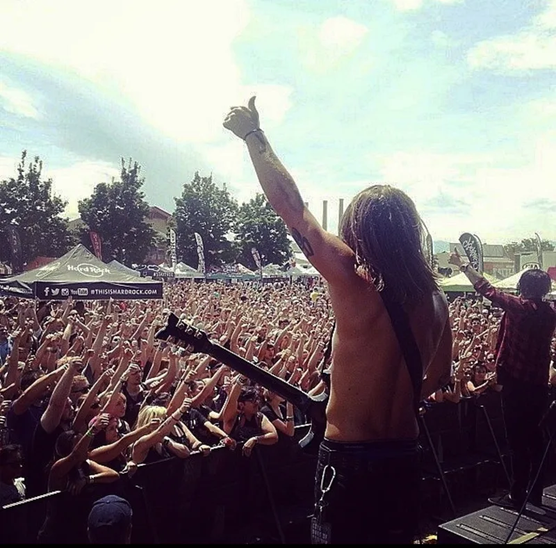Get Scared на Warped Tour в Юте (2014)