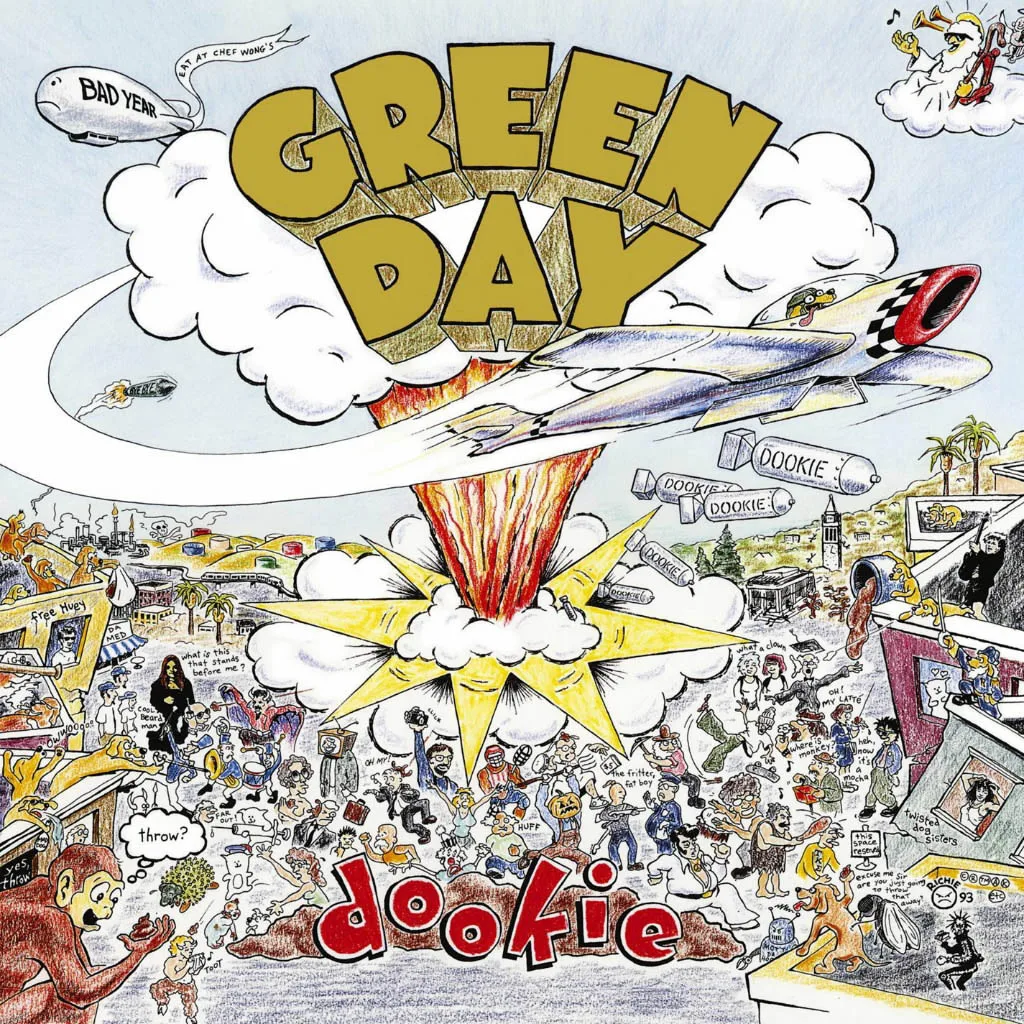 Обложка альбома Green Day — Dookie (1994)