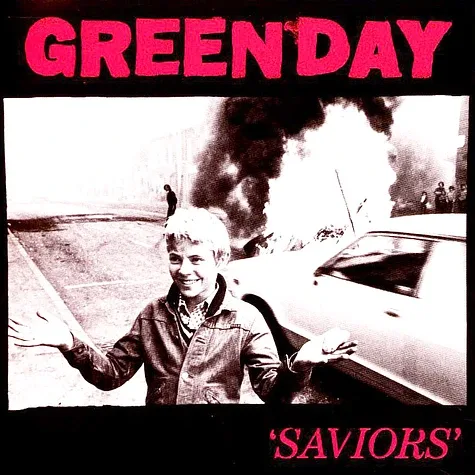 Обложка альбома Green Day — Saviors (2024)