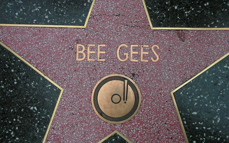 Звезда Bee Gees на Голливудской Аллее славы
