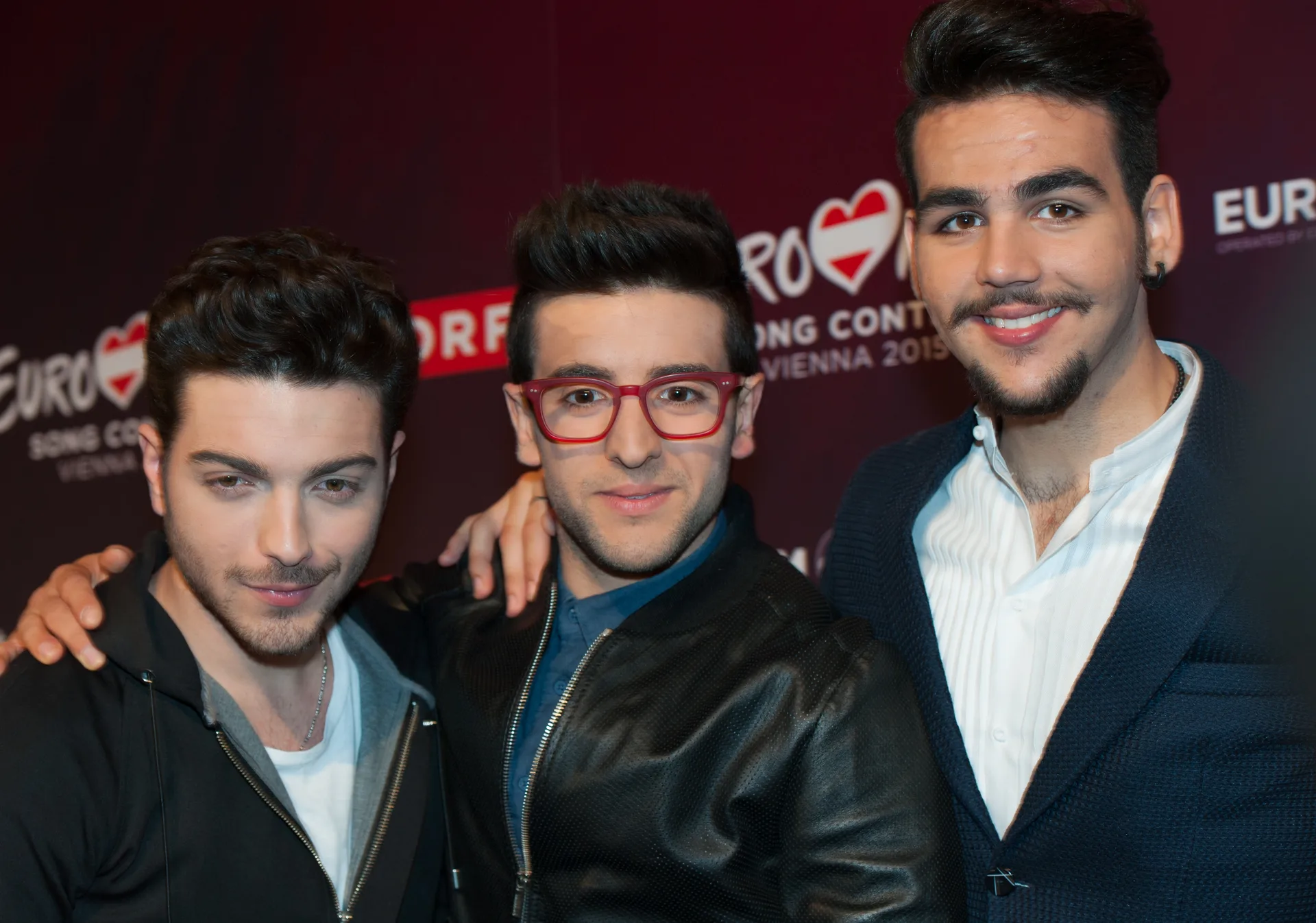Il Volo на мероприятии Eurovision 2015: Джанлука Джинобле, Пьеро Бароне и Иньяцио Боскетто