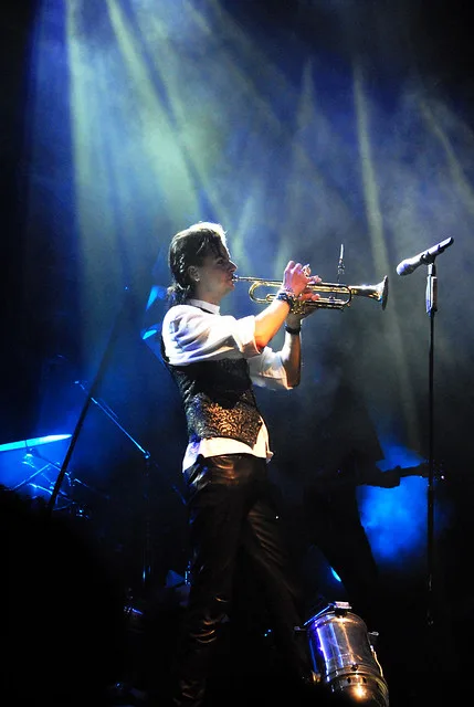 Lacrimosa на сцене: Тило Вольфф и Анне Нурми (концертное фото)