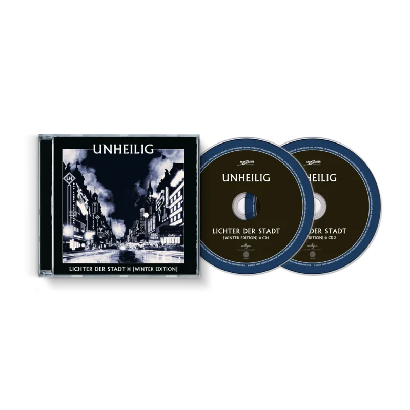 Оформление издания Unheilig — Lichter der Stadt (Winter Edition), фото джевелкейса и дисков