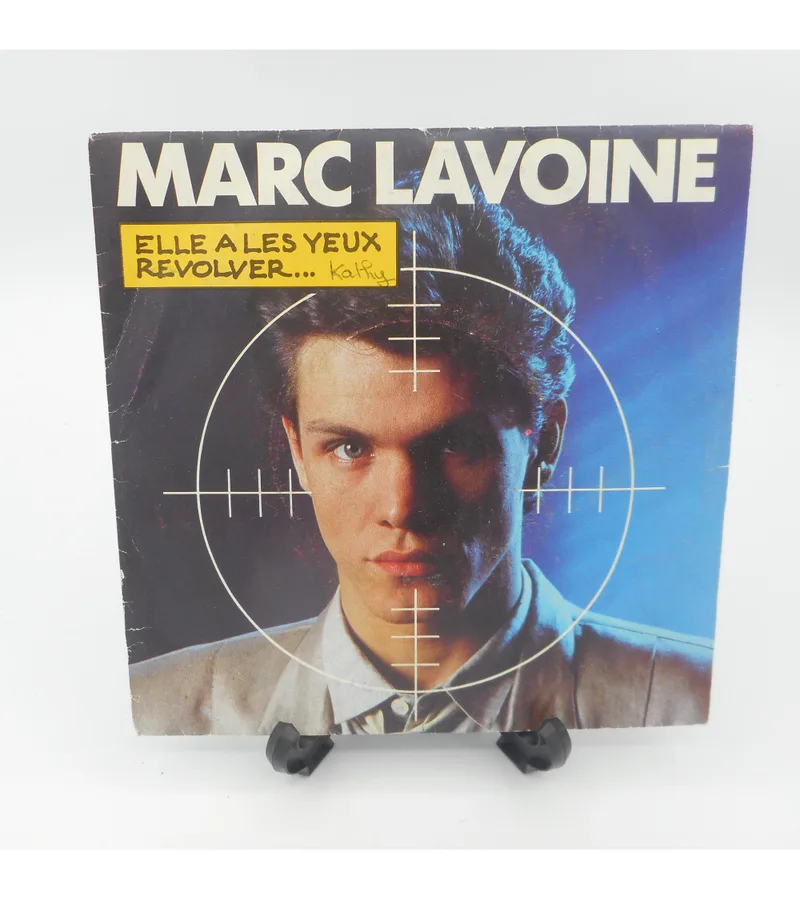 Обложка винилового сингла Elle a les yeux revolver, 45 оборотов