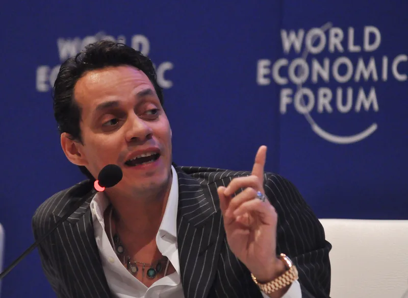Marc Anthony на World Economic Forum on Latin America 2010, выступление в дискуссии