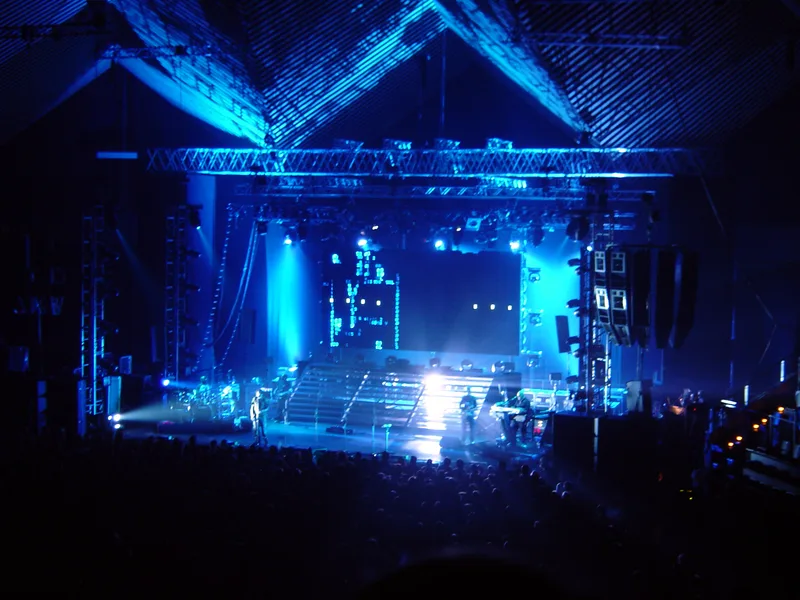 Massive Attack на концерте в Берлине