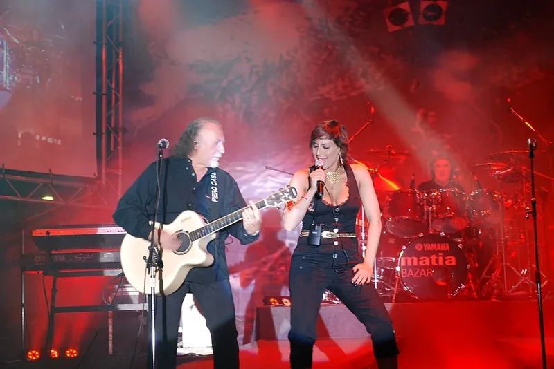 Matia Bazar на концерте в Италии, 2007