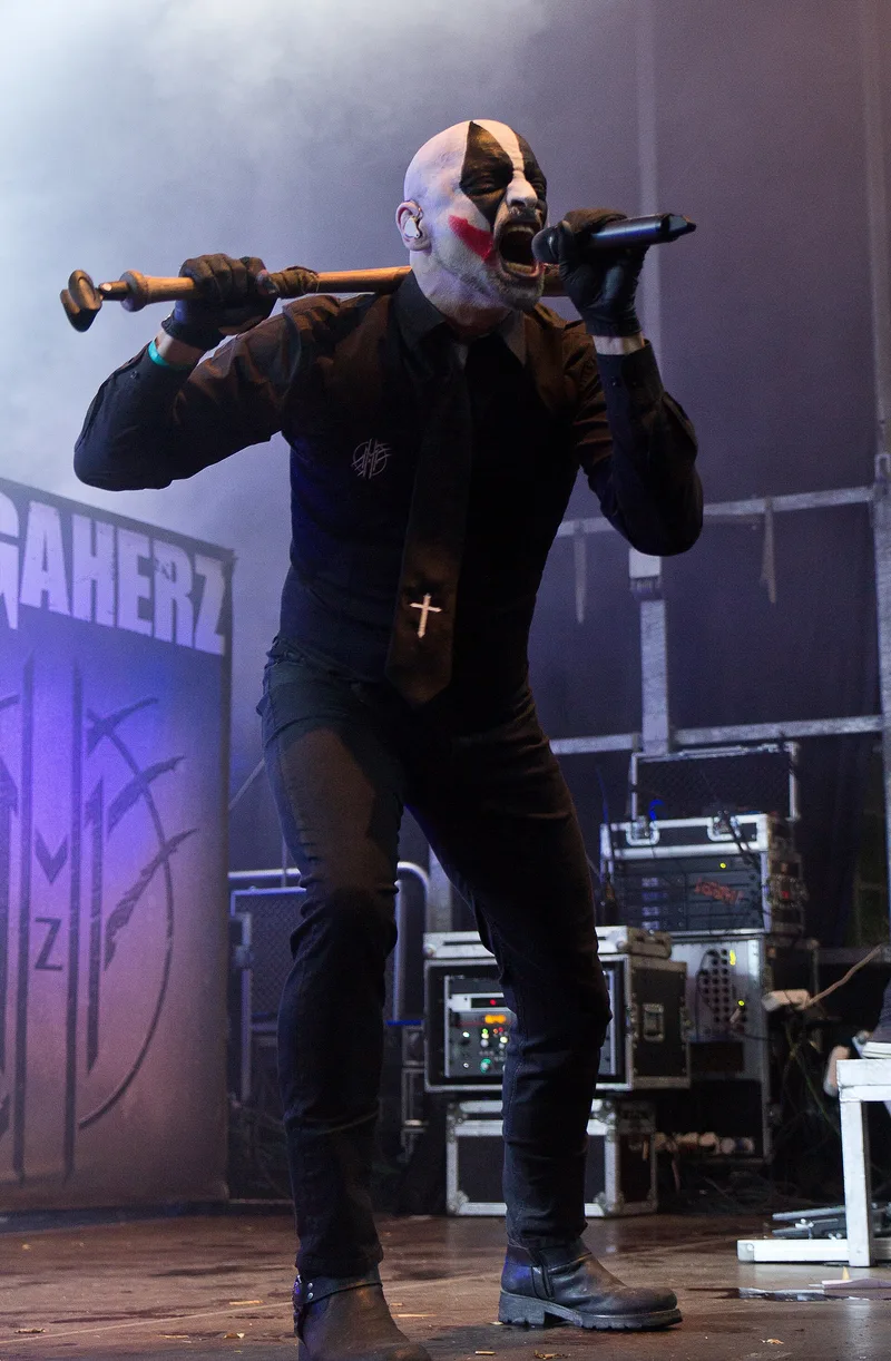 Вокалист Megaherz на сцене Nocturnal Culture Night, 2016