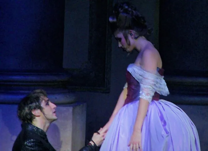 Сцена из постановки: предложение руки и сердца (2014)