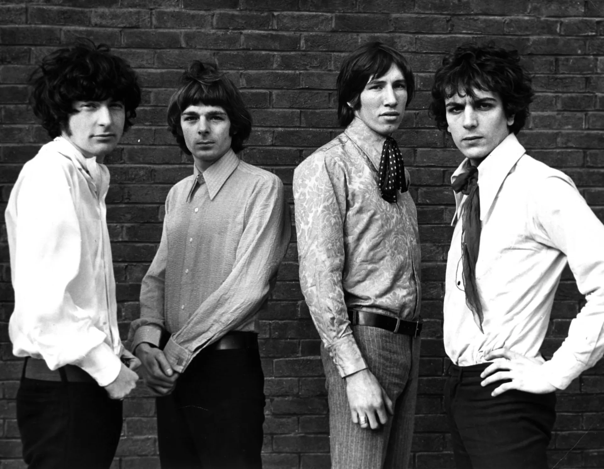 Pink Floyd в 1967 году: Nick Mason, Richard Wright, Roger Waters и Syd Barrett