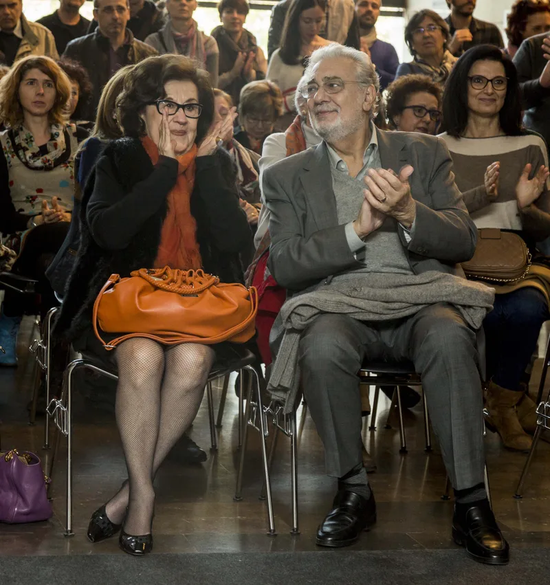 Пласидо Доминго на мероприятии в IVAM, Валенсия, 2015 год