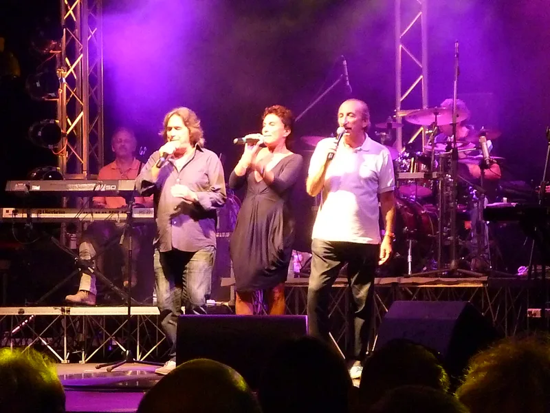 Ricchi e Poveri на концерте в Италии, 2010 год