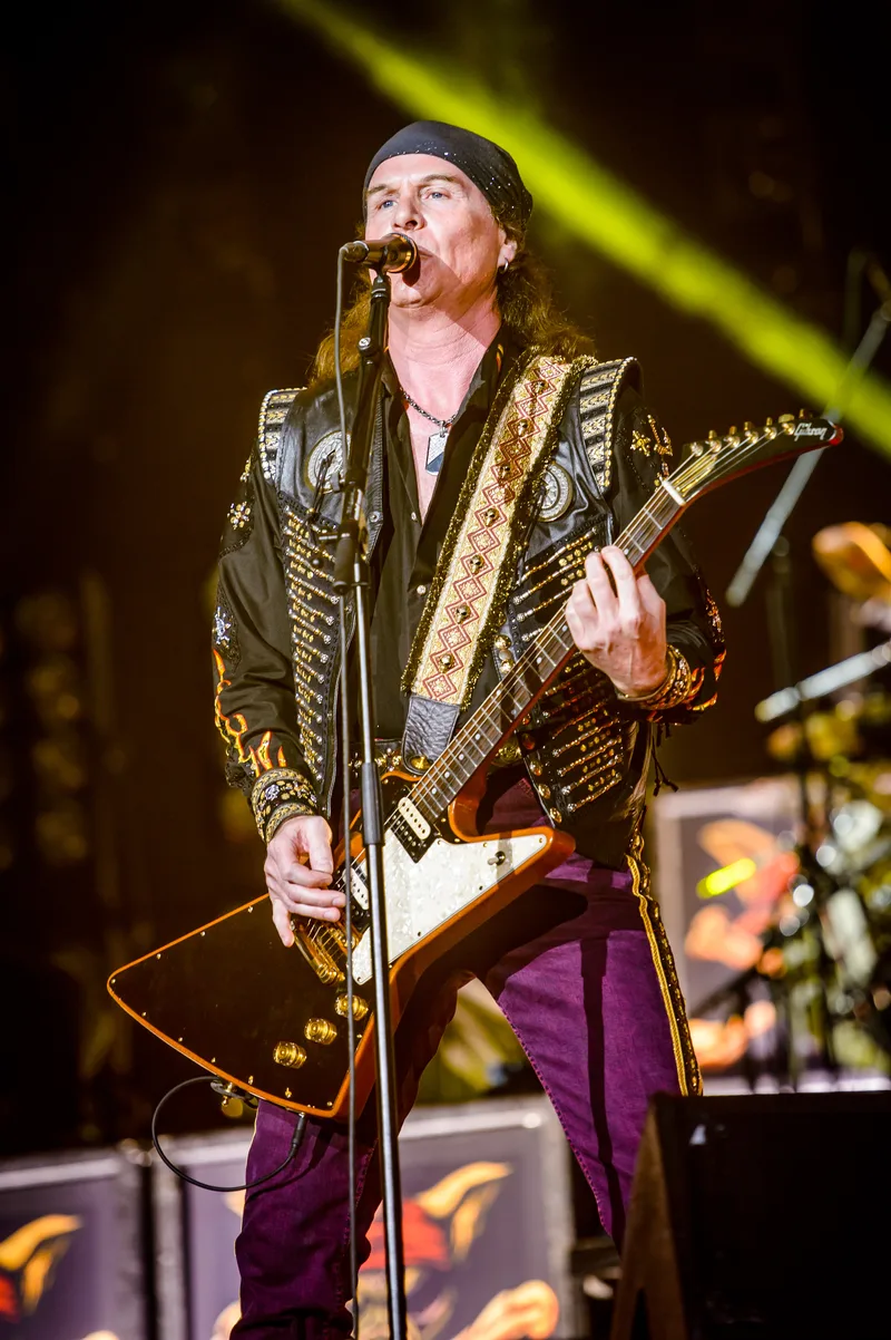 Рольф Каспарек (Running Wild) на Wacken Open Air 2018, крупный план