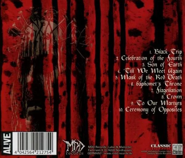 Обложка альбома Samael — Ceremony of Opposites (издание на CD)