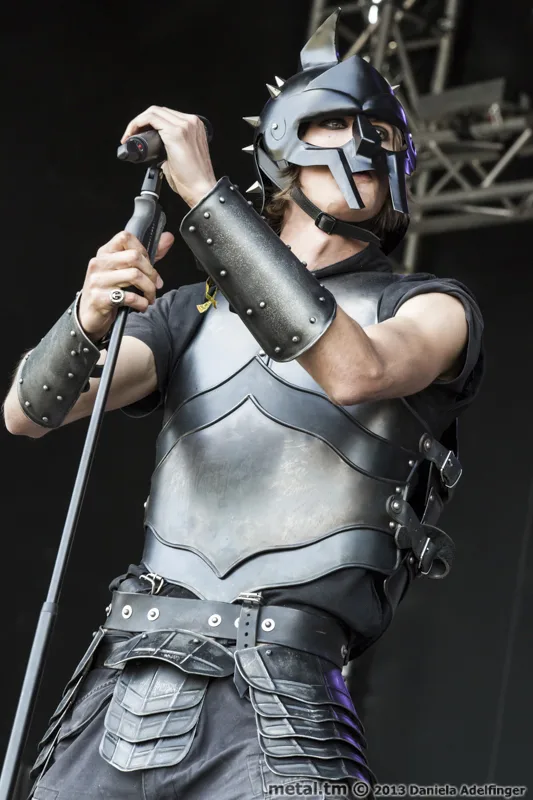 Schwarzer Engel на сцене фестиваля Rockharz, 2013