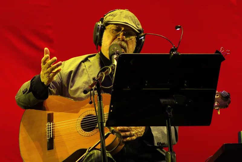 Сильвио Родригес на концерте в Мехико, 2022