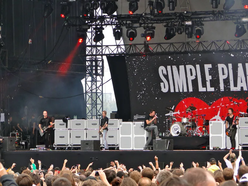Simple Plan на фестивале Rock en Seine, 2011