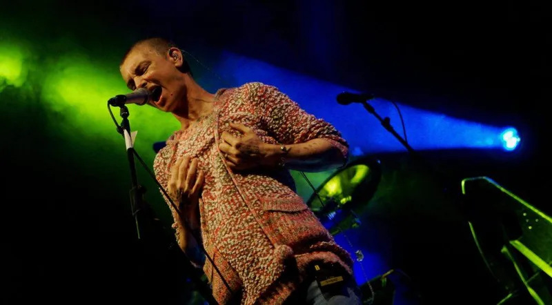 Sinéad O'Connor выступает на фестивале, 2014