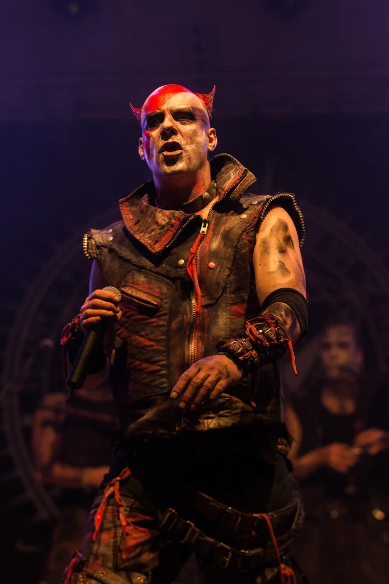 Вокалист Teufel на фестивале Wave-Gotik-Treffen, 2017