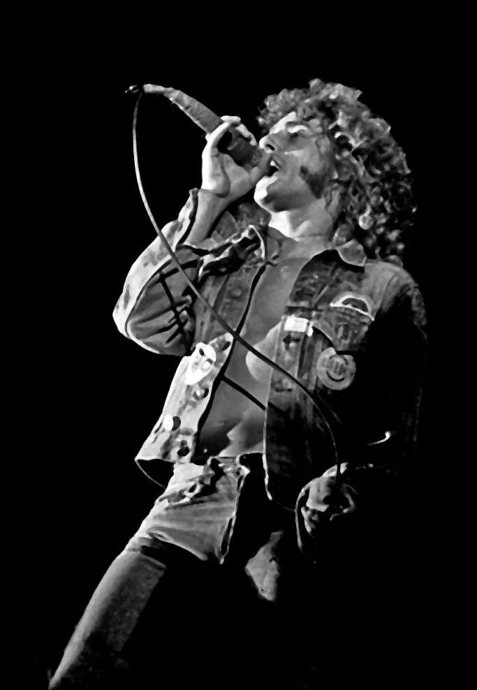 Роджер Долтри на сцене в начале 1970-х