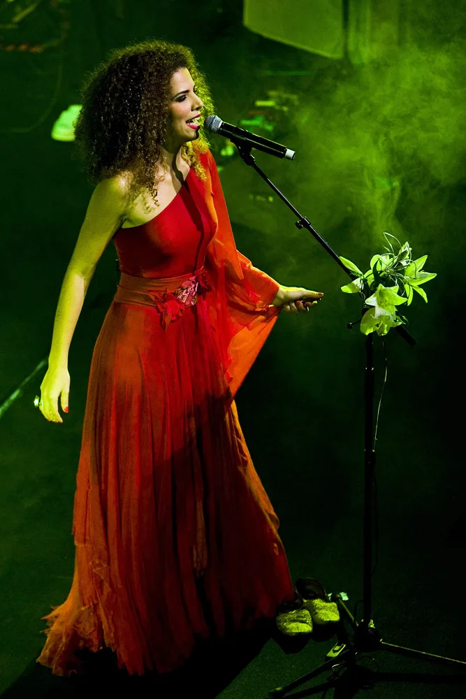 Vanessa da Mata на концерте в Лиссабоне, 2007