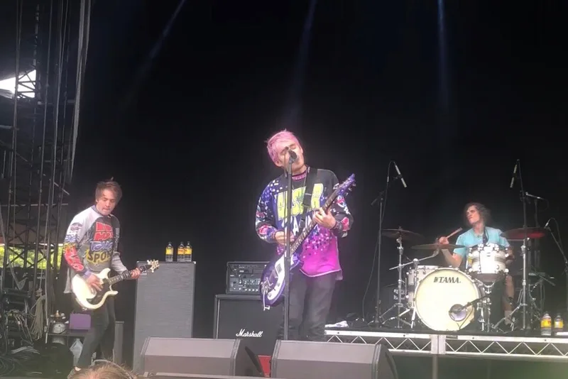 Waterparks на сцене фестиваля Good Things в 2018 году
