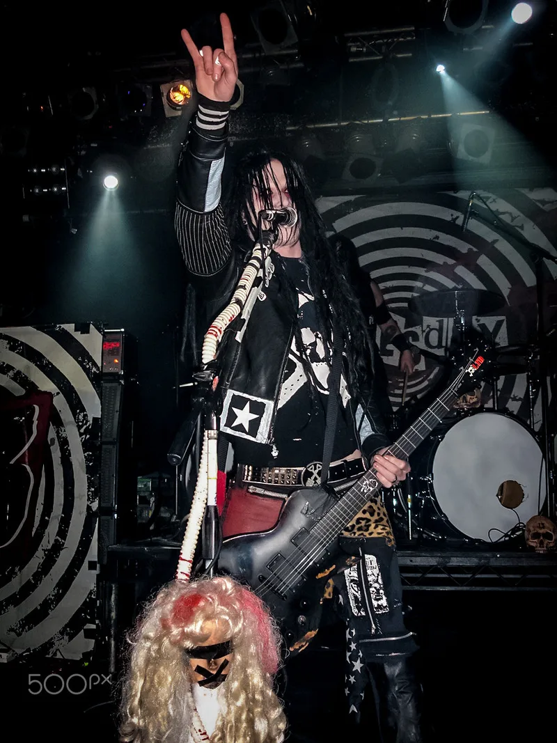 Wednesday 13 на сцене, концертное фото, 2007