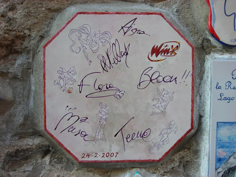 Памятная плитка, связанная с Winx Club