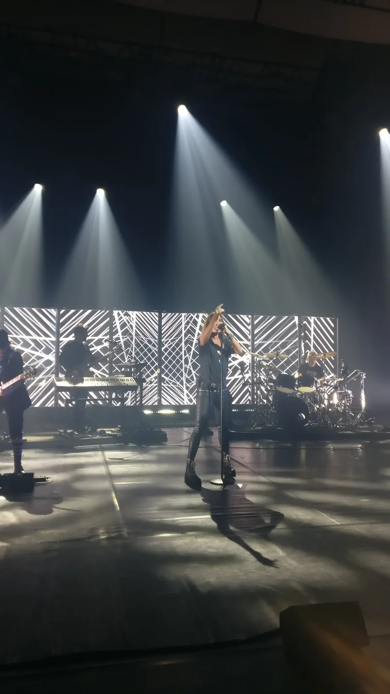 Зази на сцене во время концерта в Страсбурге, 2019